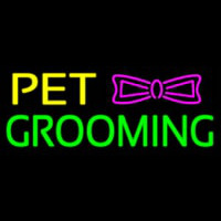 Pet Grooming Logo Neon Skilt