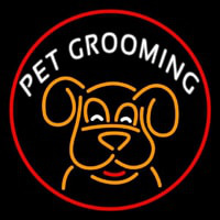 Pet Grooming Phone Number 1 Neon Skilt