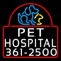 Pet Hospital Neon Skilt