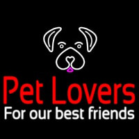 Pet Lovers Neon Skilt