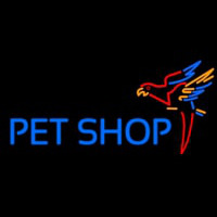 Pet Shop Parrot Neon Skilt