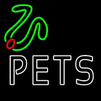 Pets Neon Skilt