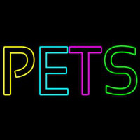 Pets Neon Skilt