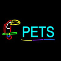 Pets With Logo Neon Skilt