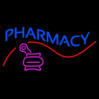 Pharmacy With Logo Neon Skilt