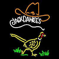 Pheasant and Jack Daniels Neon Skilt