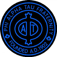 Phi Alpha Tau Logo Neon Skilt