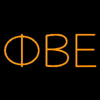 Phi Beta Epsilon Neon Skilt