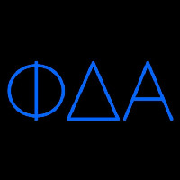 Phi Delta Alpha Neon Skilt