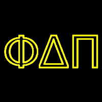 Phi Delta Pi Neon Skilt