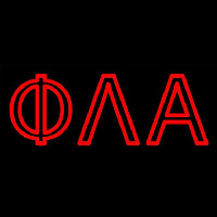 Phi Lambda Alpha Neon Skilt