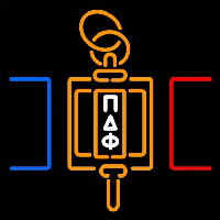 Phi Pi Delta Logo Neon Skilt