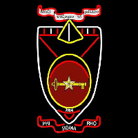 Phi Sigma Rho Logo Neon Skilt