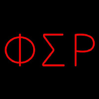 Phi Sigma Rho Neon Skilt