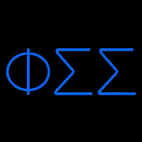 Phi Sigma Sigma Neon Skilt