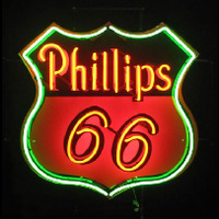 Phillips 66 Gasoline Neon Skilt