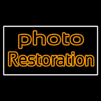 Photo Restoration Neon Skilt