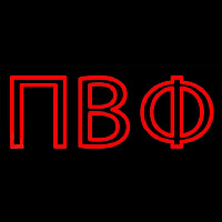 Pi Beta Phi Neon Skilt