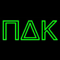 Pi Delta Kappa Neon Skilt