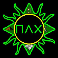 Pi Lambda Chi Latina Greek Logo Neon Skilt