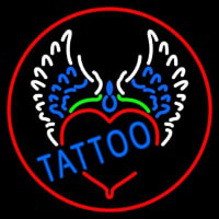Piercing Tattoo Addiction Logo Neon Skilt
