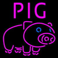 Pig Logo Neon Skilt