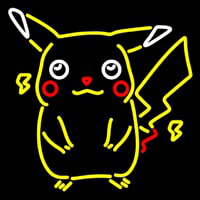 Pikachu Neon Skilt