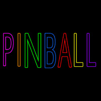 Pinball 1 Neon Skilt