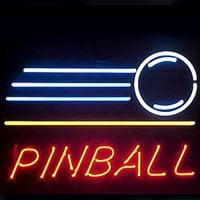 Pinball Butik Åben Neon Skilt