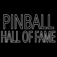 Pinball Hall Of Fame Neon Skilt