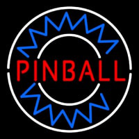 Pinball Here Neon Skilt