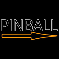 Pinball With Arrow 1 Neon Skilt