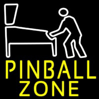 Pinball Zone Neon Skilt