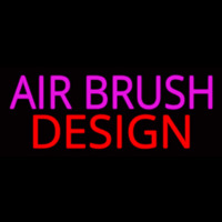 Pink Airbrush Design Neon Skilt
