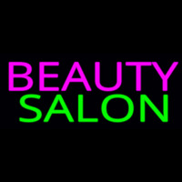 Pink Beauty Salon Green Neon Skilt