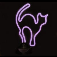 Pink Cat Desktop Neon Skilt