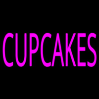 Pink Cupcakes Neon Skilt