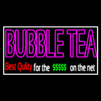 Pink Double Stroke Bubble Tea Neon Skilt