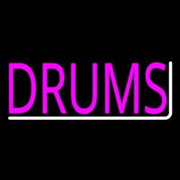 Pink Drums 2 Neon Skilt