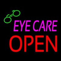 Pink Eye Care Block Open Neon Skilt