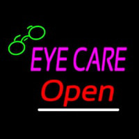 Pink Eye Care Red Open Neon Skilt