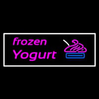 Pink Frozen Yogurt Neon Skilt