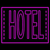 Pink Hotel Neon Skilt