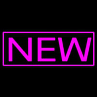 Pink New Border Neon Skilt