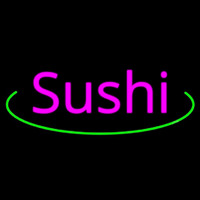 Pink Sushi Neon Skilt