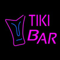 Pink Tiki Bar Neon Skilt