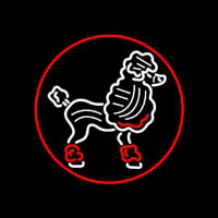 Poodle 1 Neon Skilt