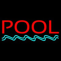 Pool Neon Skilt