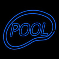 Pool Swimming Neon Skilt