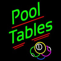 Pool Tables With Ball Neon Skilt